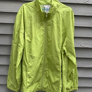 *NEW* Lightweight Windbreaker/raincoat by Blair.  Size 2XL  Color - Lime Green